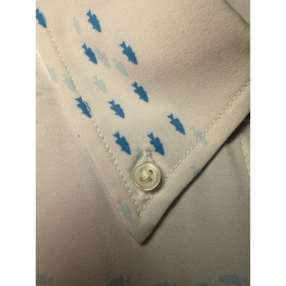 Huk Up Fishing Stream Kona Men's Shirt White Large - Picture 13 of 13